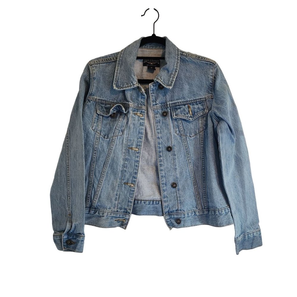 Steve & Barrys denim jean jacket womens size M